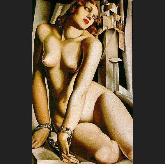 Andromeda painting - Tamara de Lempicka Andromeda art painting